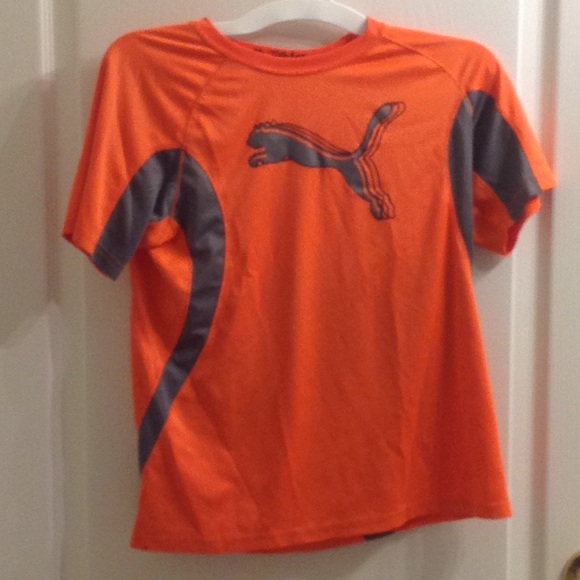puma orange shirt